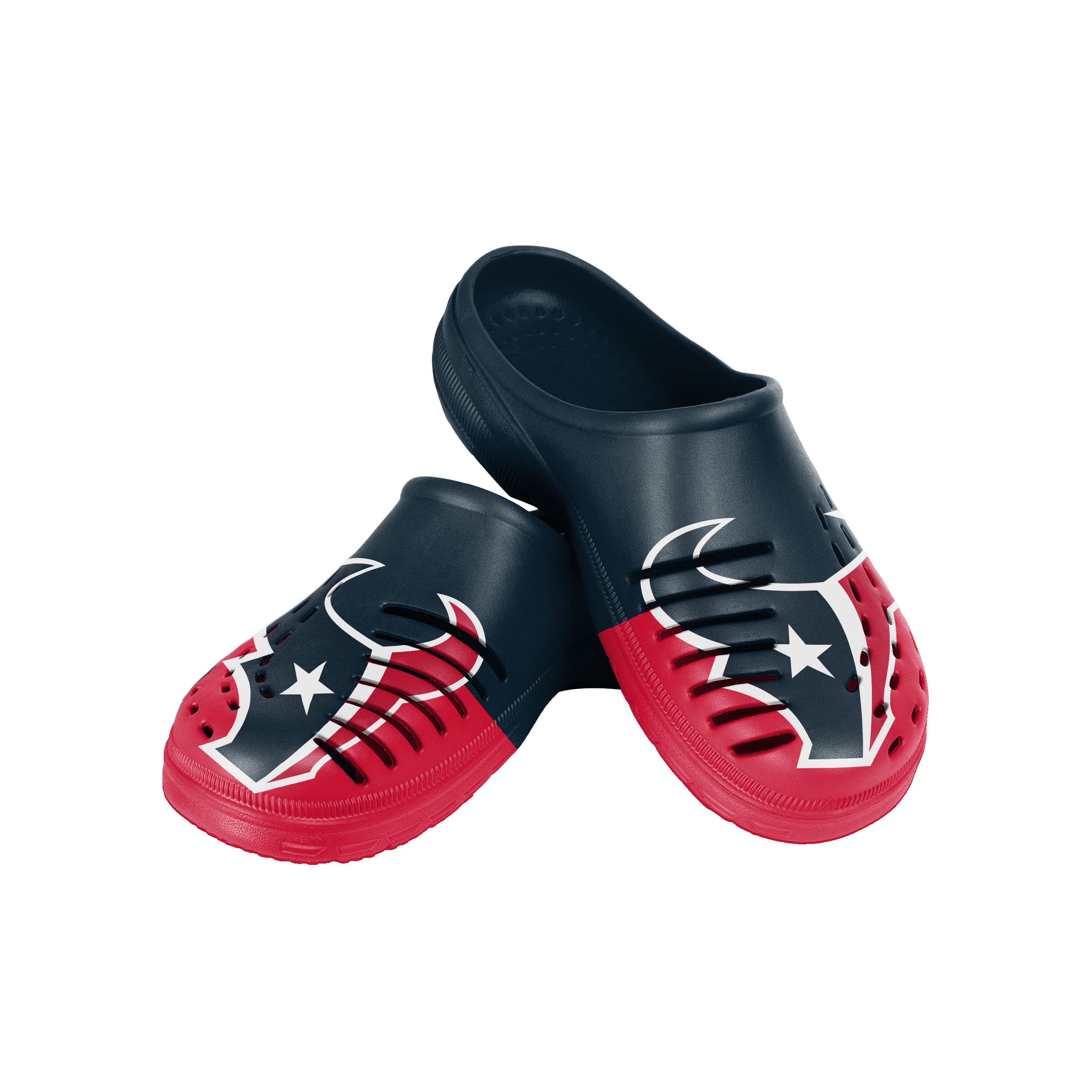 FOCO Men's NFL Team Logo Garden Water Sandals Shoes Slipper Clogs