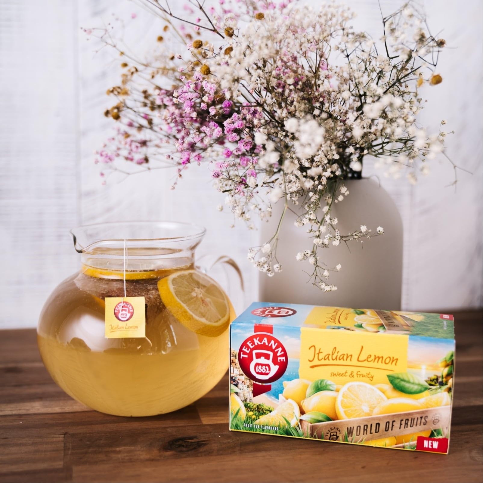 Tetera de limón italiano (New Edition) – Tés de frutas con sabor a limón y miel – 6 x 20 Tb