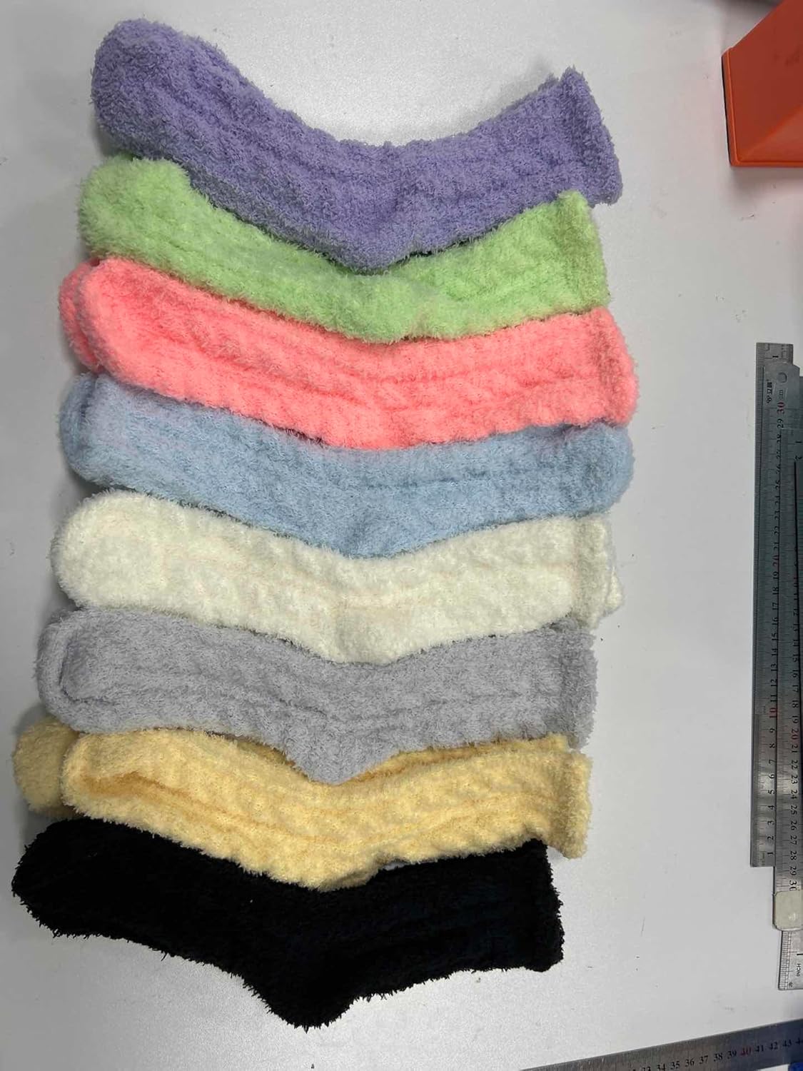 8 Pairs Fuzzy Socks for Wome Fluffy Winter Warm Slipper Socks Microfiber Soft Home Sleeping Sock Christmas Sock - Image 3