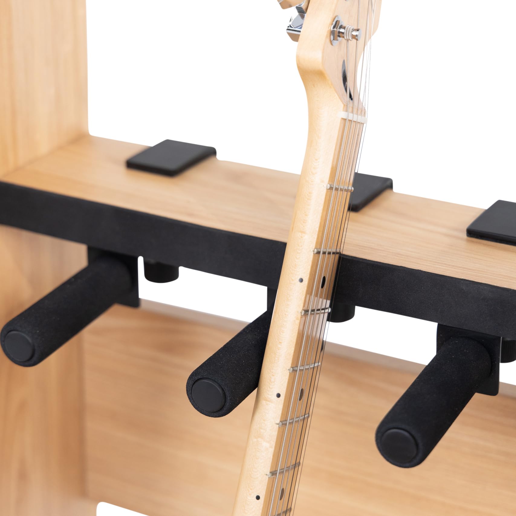 Gator Frameworks Elite Gitarrenständer für 5 elektrische oder akustische Gitarren, Ahorn (GFW-ELITEGTR5RK-MPL)