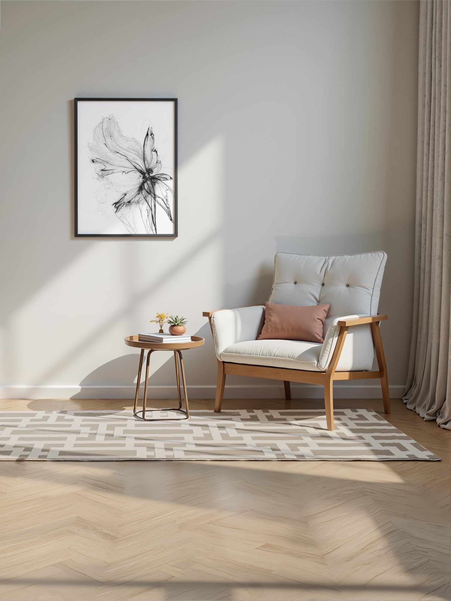Tapis de salon moderne Onyx ELLE Decoration : illuminez vos pièces sombres et couloirs
