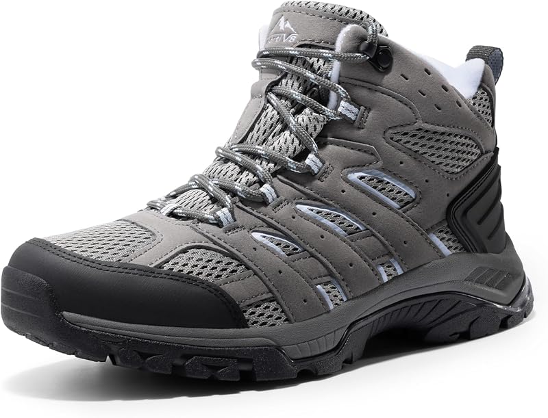 NORTIV 8 Chaussures de Randonnée Imperméables Bottes de Montagne pour Femmes Trekking Antidérapantes Légères en plein air SNHB2212W
