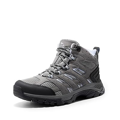 NORTIV 8 Women's Waterproof Hiking Boots Outdoor Trekking Mid Backpacking Mountaineering lightweight boots