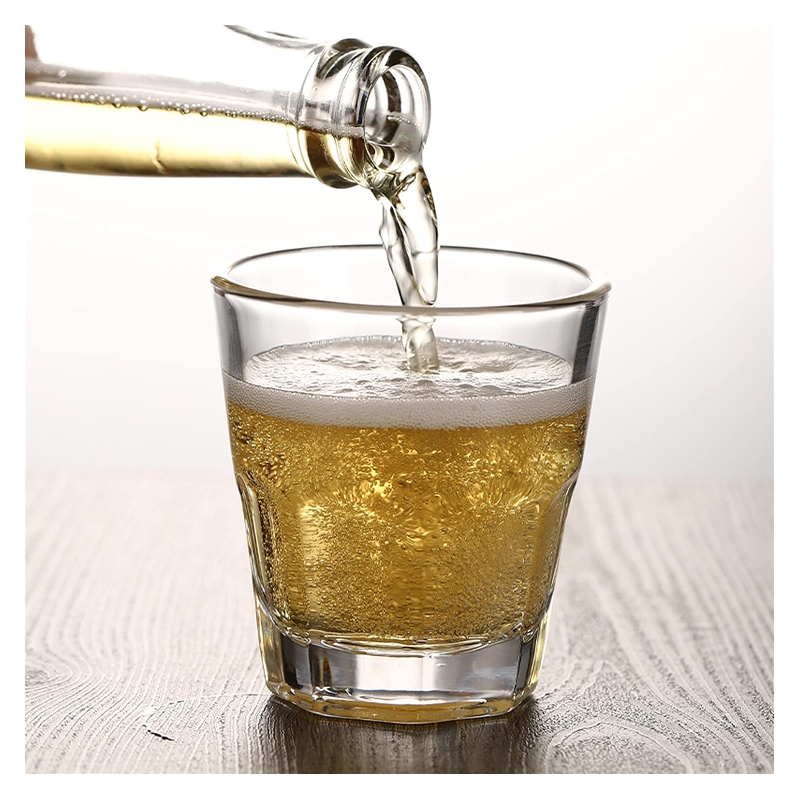 Kubek do piwa, szklanki, szkło hartowane, 160 ml, zestaw 10 kubków wielokrotnego użytku, idealny każdego rodzaju