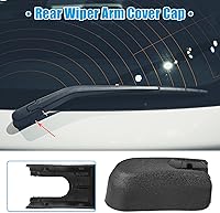 Vista 2 de ACROPIX Tapa de tuerca de brazo de limpiaparabrisas trasero para Mazda 3 - Paquete de 1 color negro