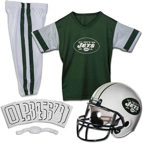 Miniatura 191 de Franklin Sports - Conjunto de uniforme de la NFL para niños y niñas; uniforme de fútbol americano juvenil, incluye casco, camiseta y pantalones