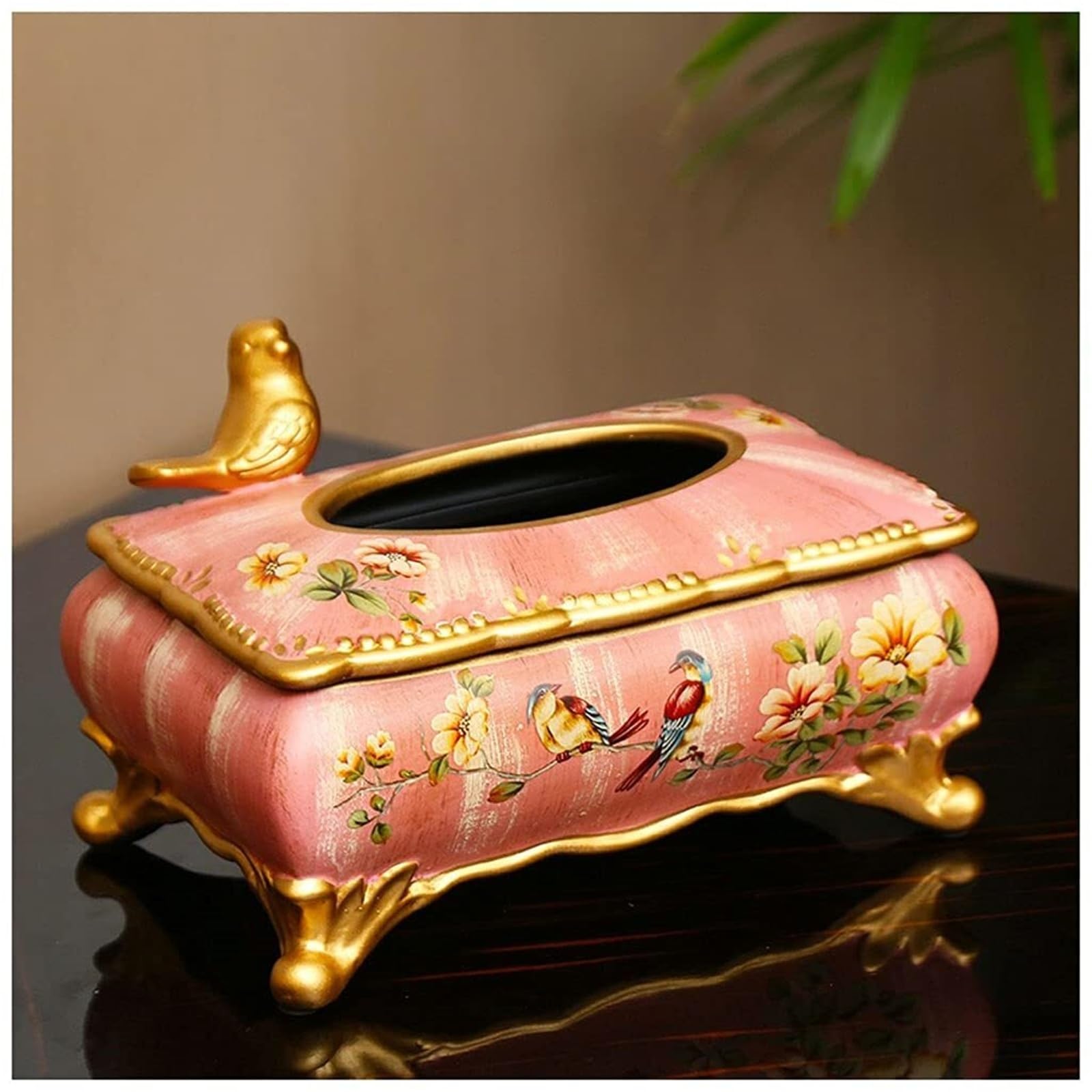 Tissue Dispenser Box Tissue Box Creative Household Storage Bathroom Bedroom Napkin Dispenser Apartment Must Haves(C)