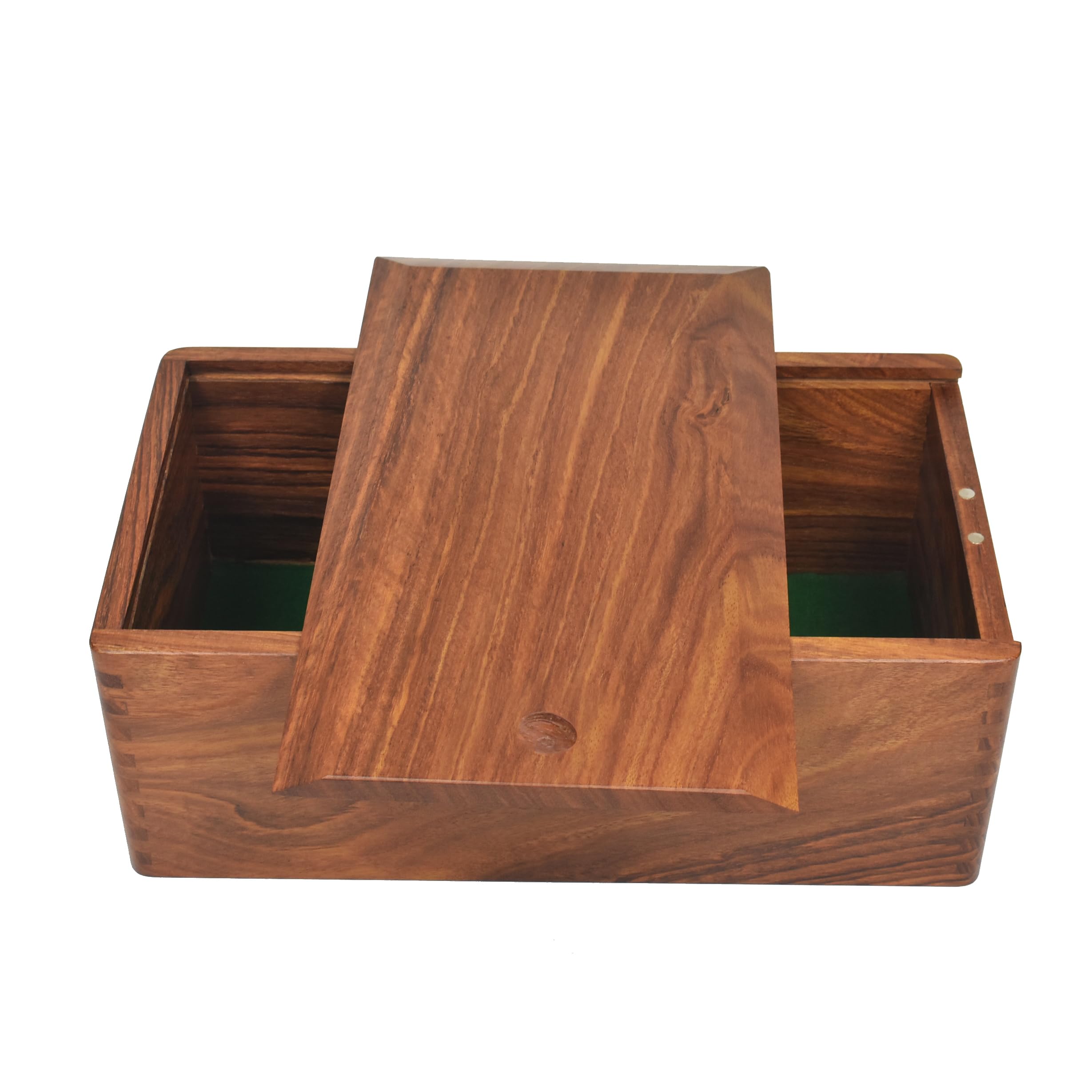 Golden Rosewood Chess Pieces Aufbewahrungsbox für Schachfiguren bis 4,5 Zoll