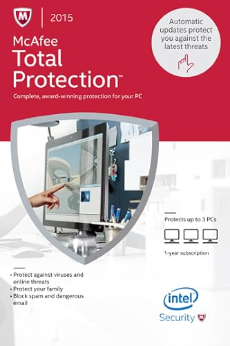 McAfee 2015 Total Protection 3PC [Online Code]