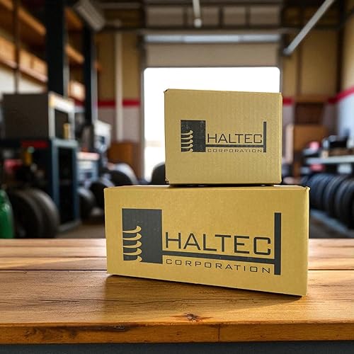 Miniatura 6 de Haltec Twenty Five TR573A - Vástagos rectos de válvula de latón para camiones y autobuses de 4 38 pulgadas para ruedas de 22.5 y 24.5 con orificios