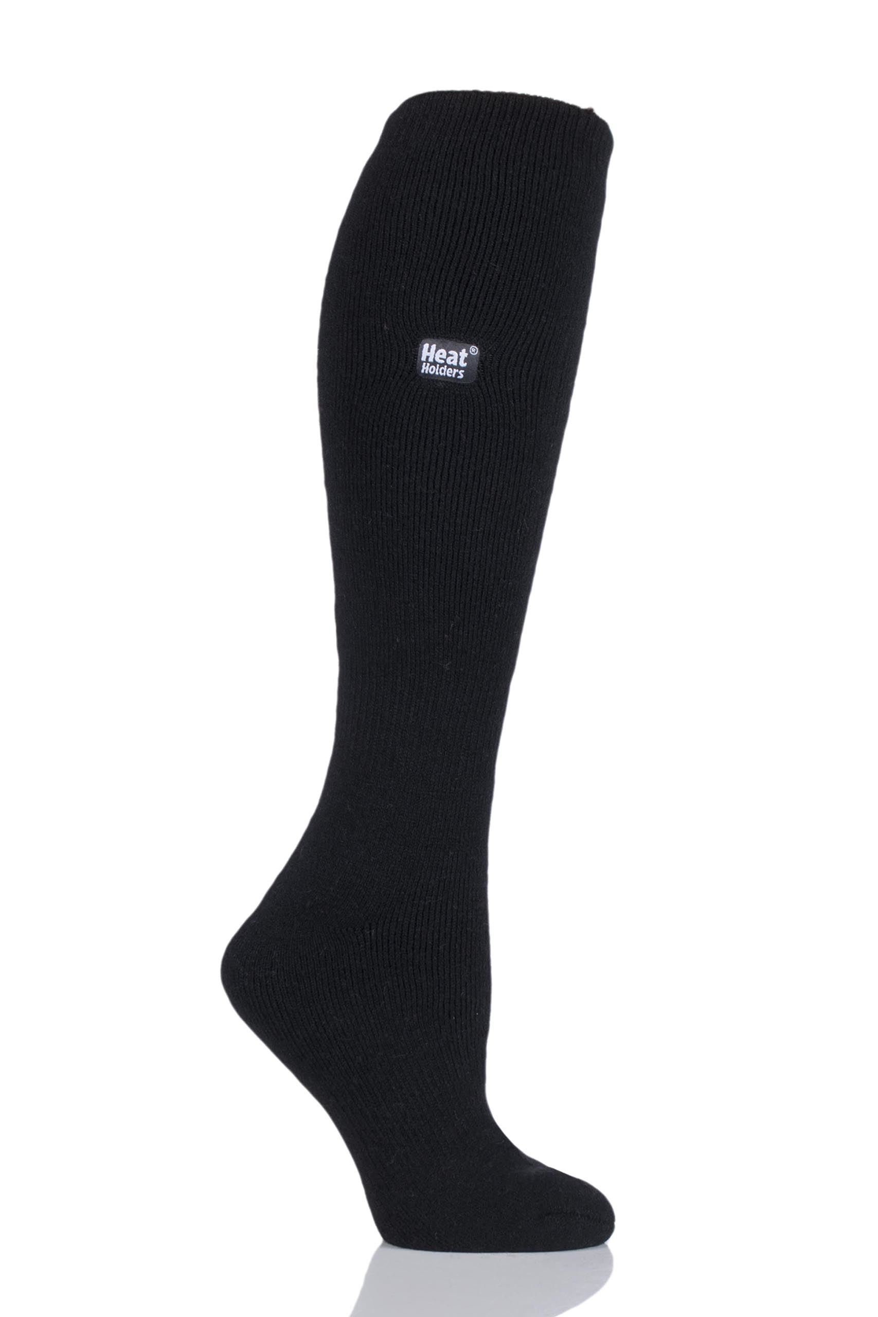 Heat Holders Women's Black 1 Pair 1.6 Tog Lite Knee High Socks 4-8