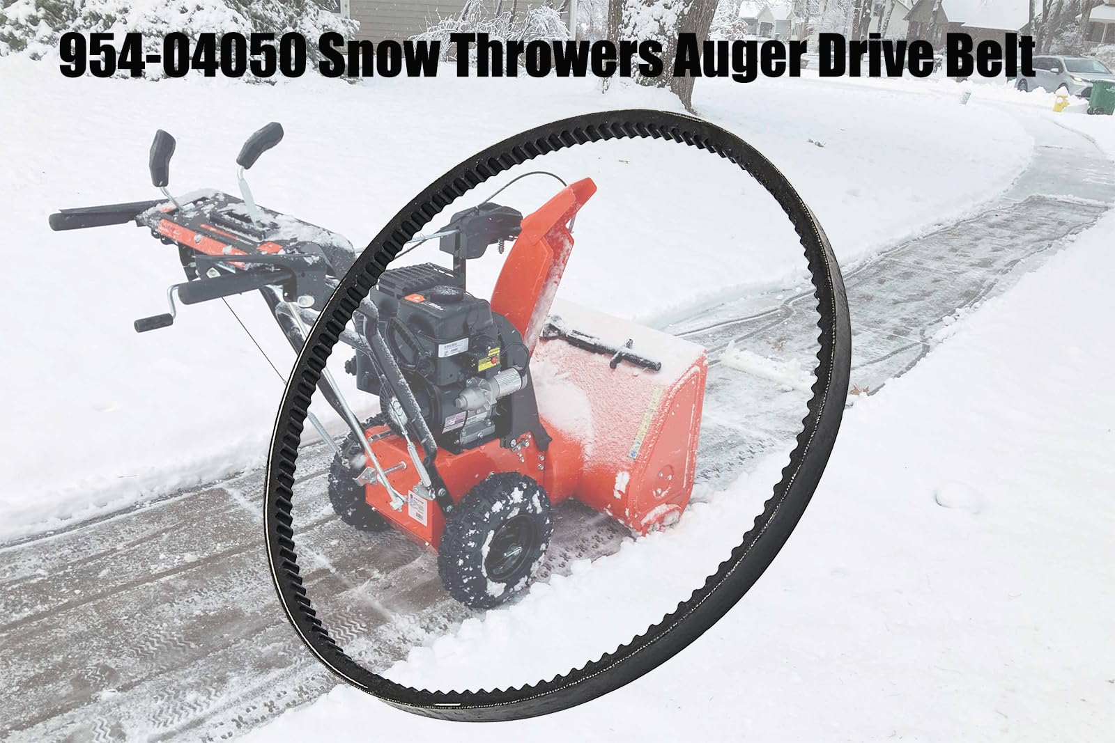 Amazon.com: bizhala 954-04050A Snow Thrower Auger Drive Belt 1/2