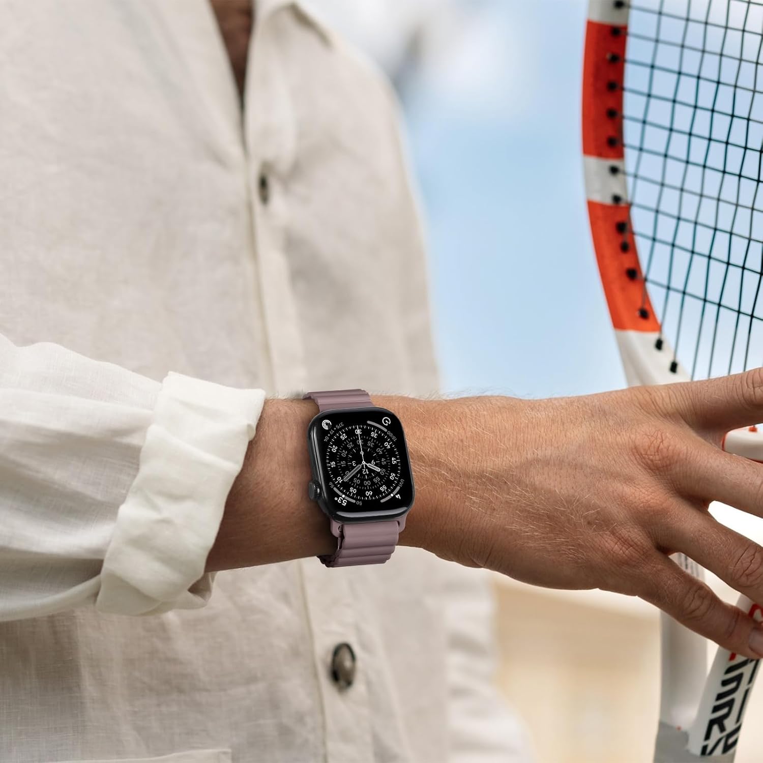 Magnetic Sport Bands for Apple Watch Band 40mm 38mm 41mm 42mm 44mm 45mm 46mm iWatch bands for Women Men,Silicone Loop Strap Wristband for Apple Watch Series 11 10 9 8 7 6 5 4 3 SE 3/2nd Ultra/3/2 49mm - Image 10