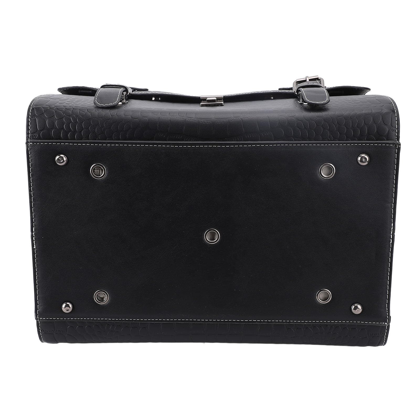 Motorrad-Hecktasche, 29,5 l große Motorrad-Gepäcktasche aus PU-Leder für Helme, Handschuhe, Werkzeuge, wasserdichter Gepäckträgerkoffer, universelle Motorrad-Reisegepäcktasche