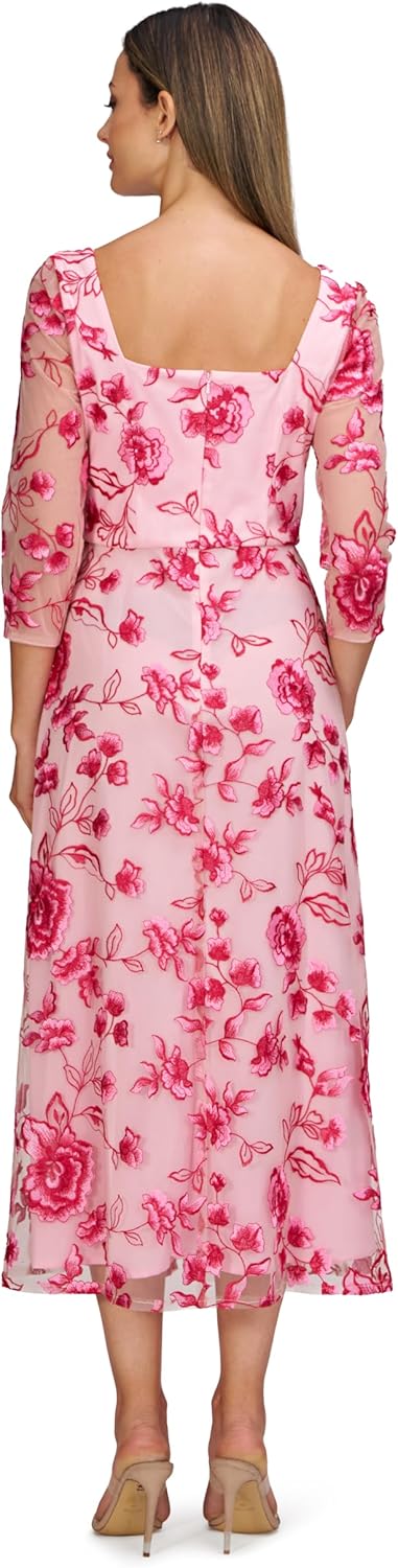 JS Collections Women's Nadine Tea Length Cocktail - Image 4