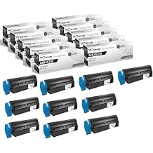 CS Compatible Toner Cartridge Replacement for Okidata MB451W 44992405 Black Okidata MB451W MB451W MFP 2 Pack