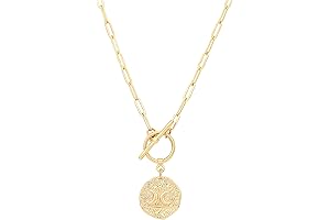 Personalized Gold Toggle Necklace