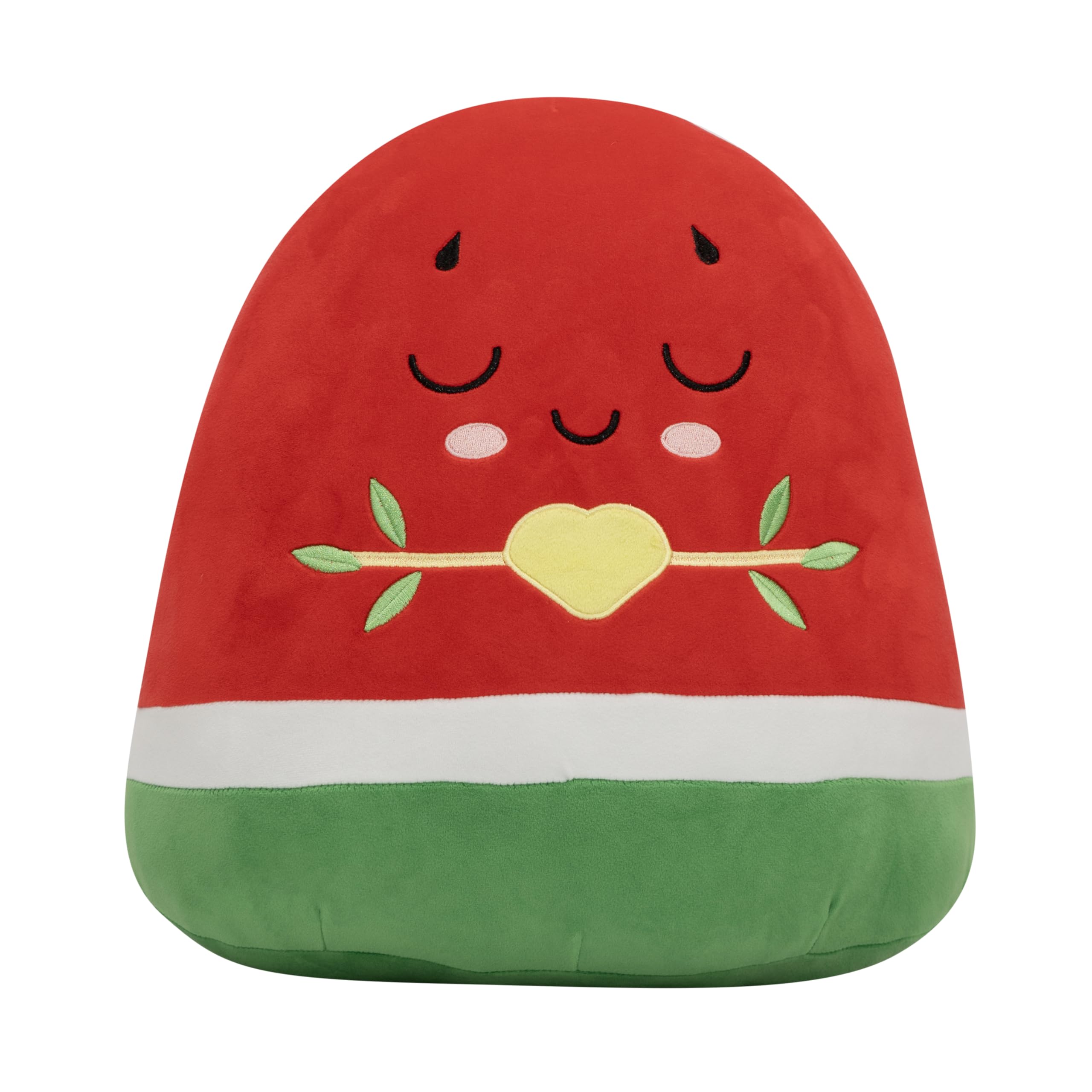 My Salah Mat Nūr Watermelon Plush - 40cm Soft, Cuddly and Adorable Fruit Pillow and Plushie Doll - Great Gift for Ramadan & Eid