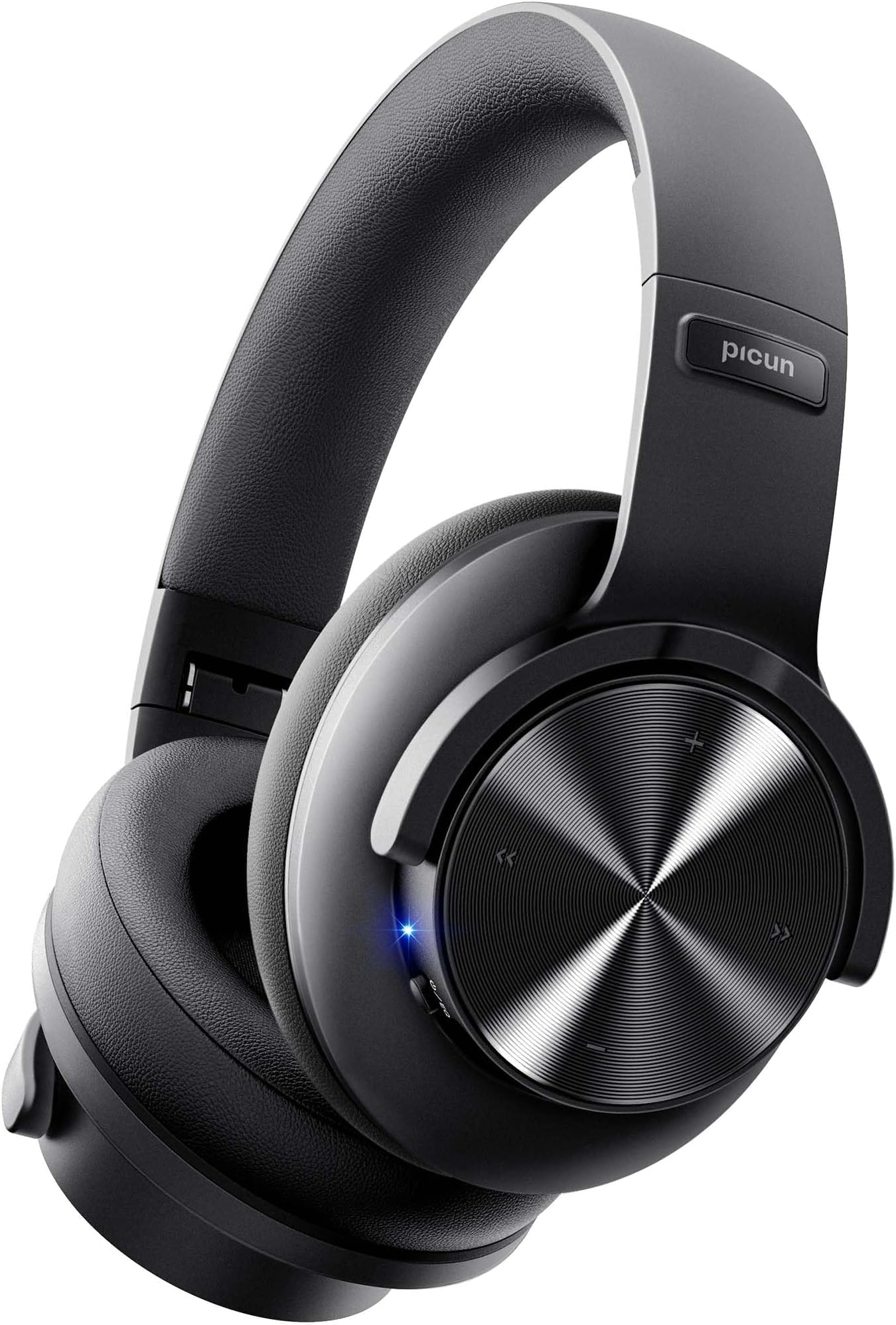 Bluetooth Wireless Headphones Over Ear,BERIBES 65H Playtime And 6 EQ Music Modes With Microphone, HiFi Stereo Foldable Lightweight Headset, Deep Bass For Home Office Cellphone PC Etc. - B - View #3
