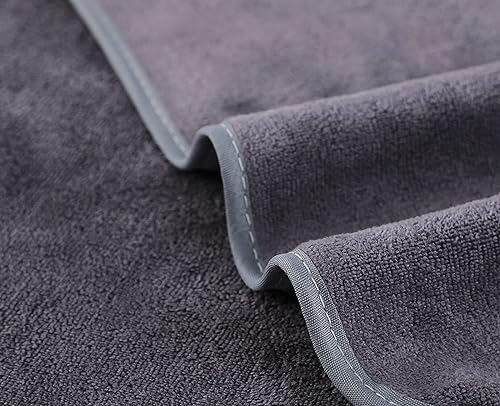 Miniatura 3 de Toallas de microfibra para gimnasio de tamaño grande súper suaves para ejercicio, fitness, deportes, entrenamiento, 380-GSM 15 pulgadas x 31