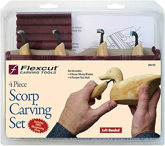 Flexcut Carving Tools, 21 Piece Deluxe Starter Carving Set