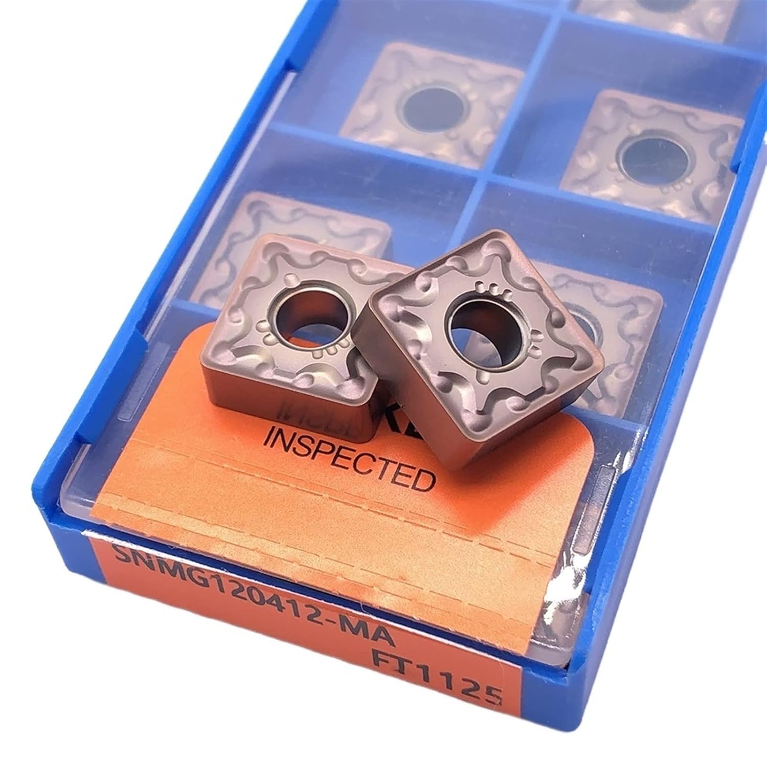 Indexable Lathe Carbide Insert 10pcs SNMG120412 MA CNC Hard Metal Turning Tool Carbide Insert Lathe Cutter Tool Turning Insert for Stainless Steel