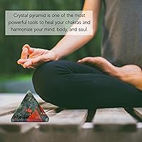 Vista 116 de Amazing Gemstone Amethyst Pyramid Crystal Healing Stones - 2" Great Pyramid Figurine of Natural Stone Pyramid for Meditation, Reiki, Chakra