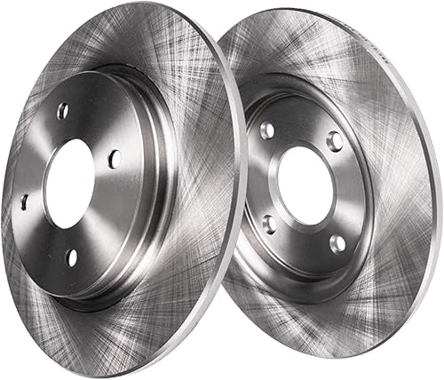 Miniatura 8 de Detroit Axle - Par (2) rotores de kit de freno de disco trasero con pastillas de cerámica con kit de herramientas y freno limpiador y líquido para