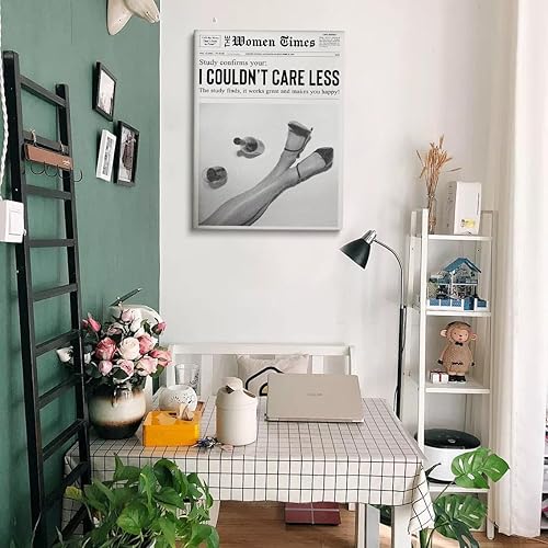 Miniatura 5 de Póster de periódico vintage en blanco y negro, arte de moda, arte de pared en blanco y negro, póster de noticias de periódico, póster retro para