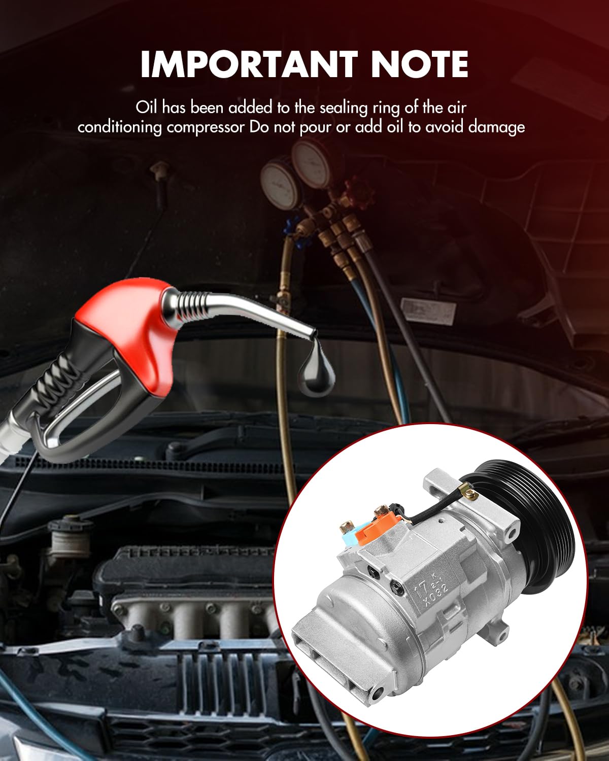 2006年 ダッジ マグナム エアコンコンプレッサーダッジ（DODGE） 06-10