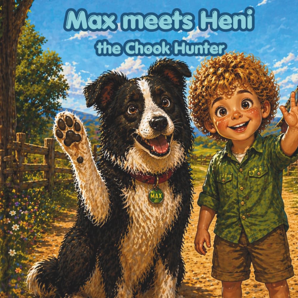Max meets Heni the Chook Hunter: A Gentle Farm Adventure About Friendship & Helping Others (Max's Adventure Activity Books)