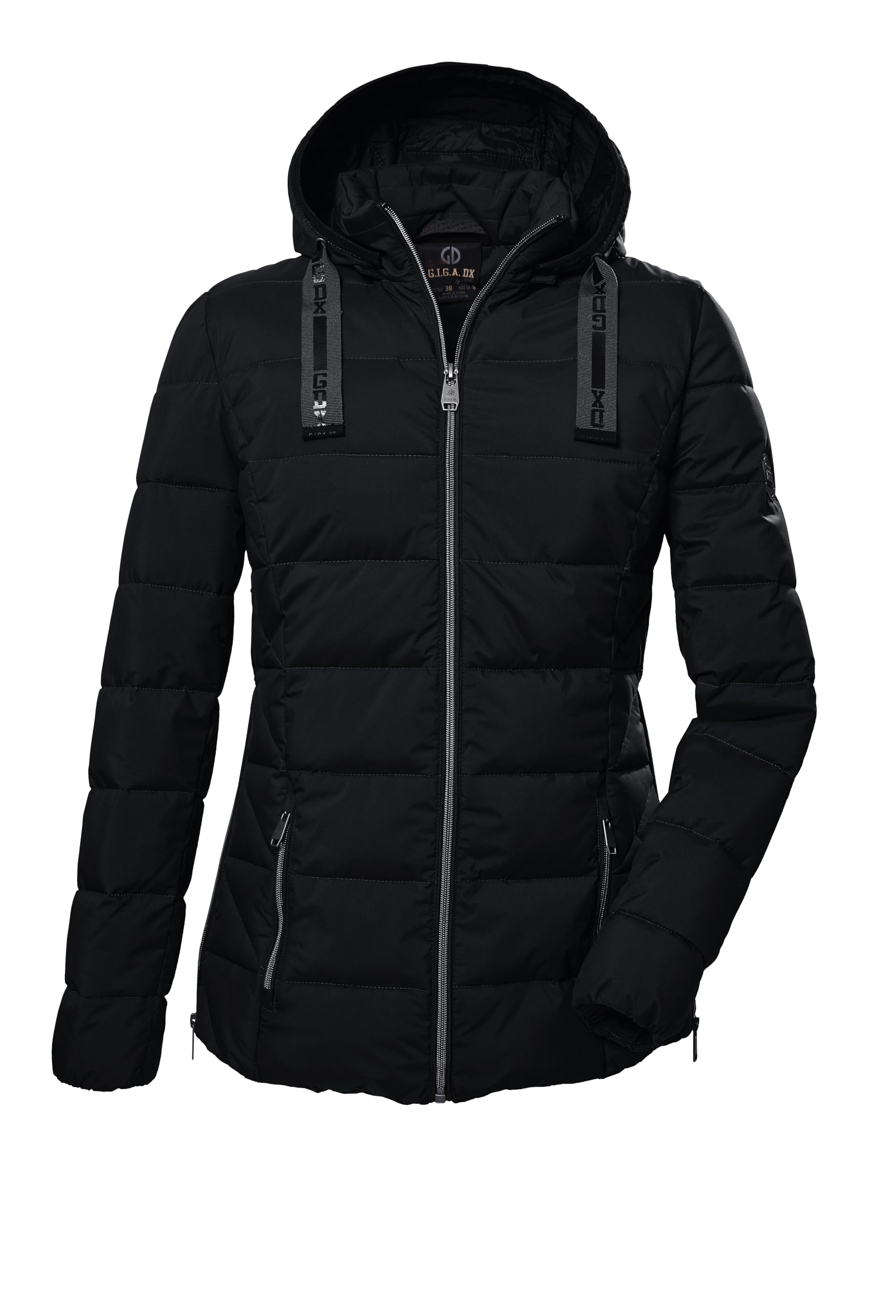 G.I.G.A. DX dames Gewatteerd jack/overgangsjack met capuchon GS 65 WMN QLTD JCKT, frühlingsgrün, 44, 43050-000