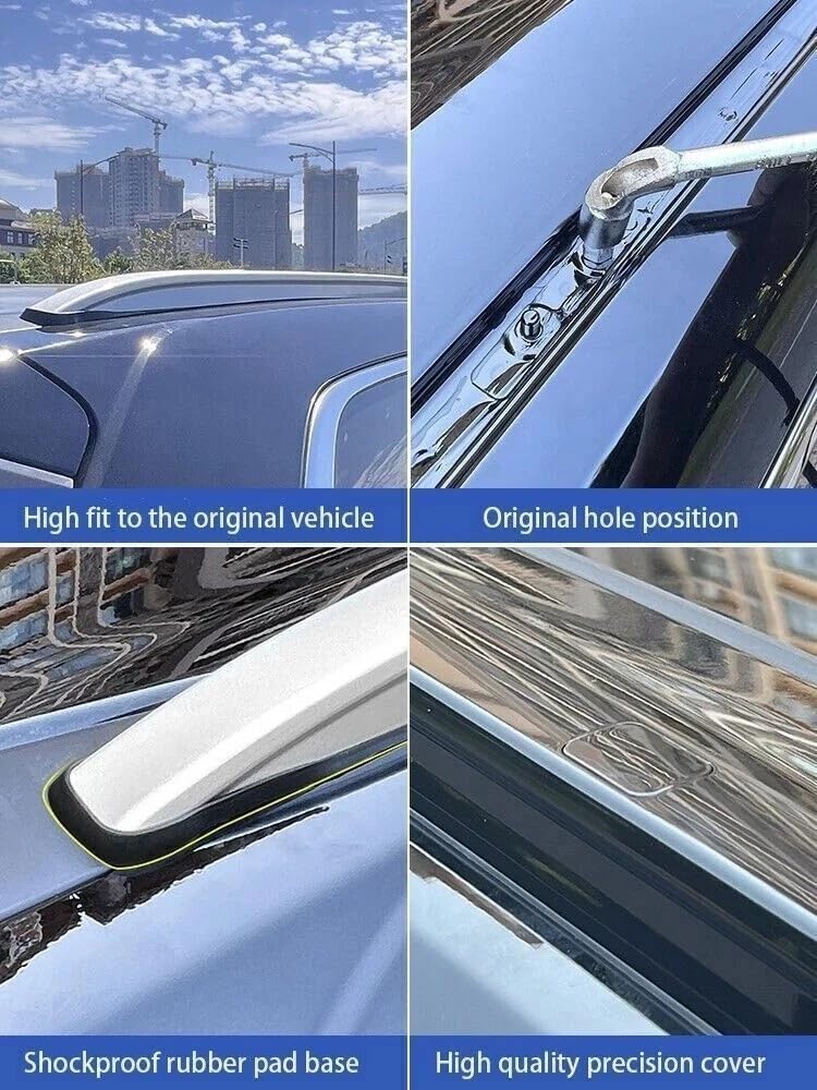 2PCS Roof Rack Side Rails Fits for Honda CR-V CRV 2023-2026 Rooftop Cargo Luggage Kayak Carrier Aluminum
