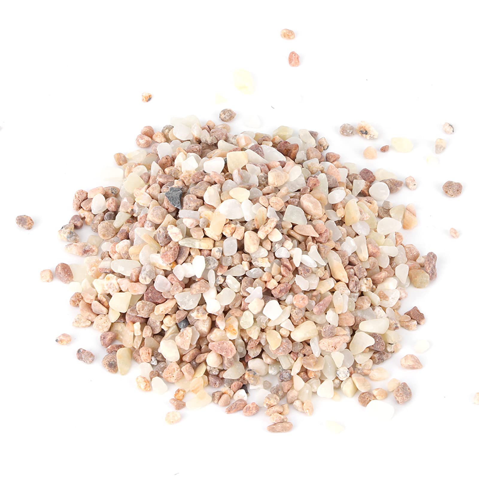 Aquarium Gravel, Sandstone Decoration Crystal Sand Fish L Decorative Sands Irregular Shaped Ornament Landscape DIY Accessories Rocks Suitable for Water and Saltwater
