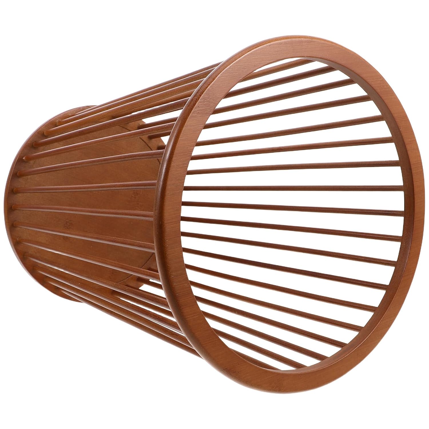 VICASKY Trash Can for Bathroom and Bedroom, Hollow Woven Wastebasket, Natural Garbage Bin for Home, Kitchen, Office Storage and Organization