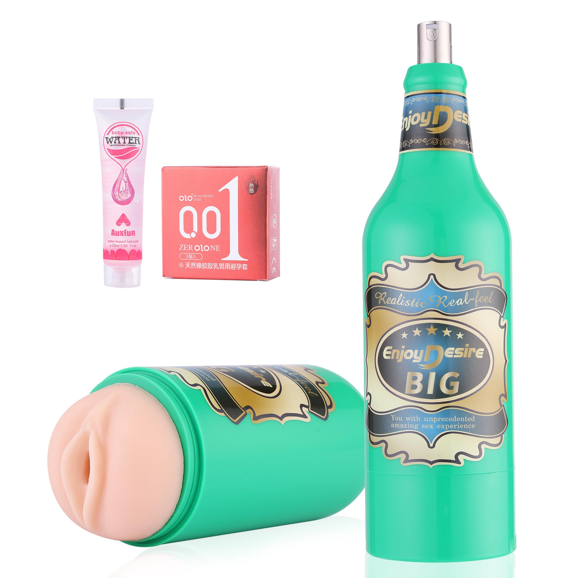 Coppa per masturbazione ingrandita per macchina del sesso - Compatibile con 3 connettori XLR, manicotto ad alta stimolazione per uomo, materiale TPE morbido, facile da pulire e riutilizzabile, piacere