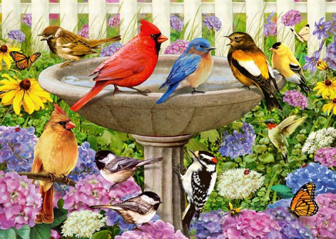 Ravensburger Garden Birds 1000pc Jigsaw Puzzle - Image 2