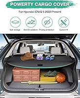 Vista 152 de Powerty Cubierta de Carga para Accesorios Kia Sportage 2023-2025 2026, Textura de Lona Cubierta Retráctil para Maletero Trasero de Carga de Equipaje