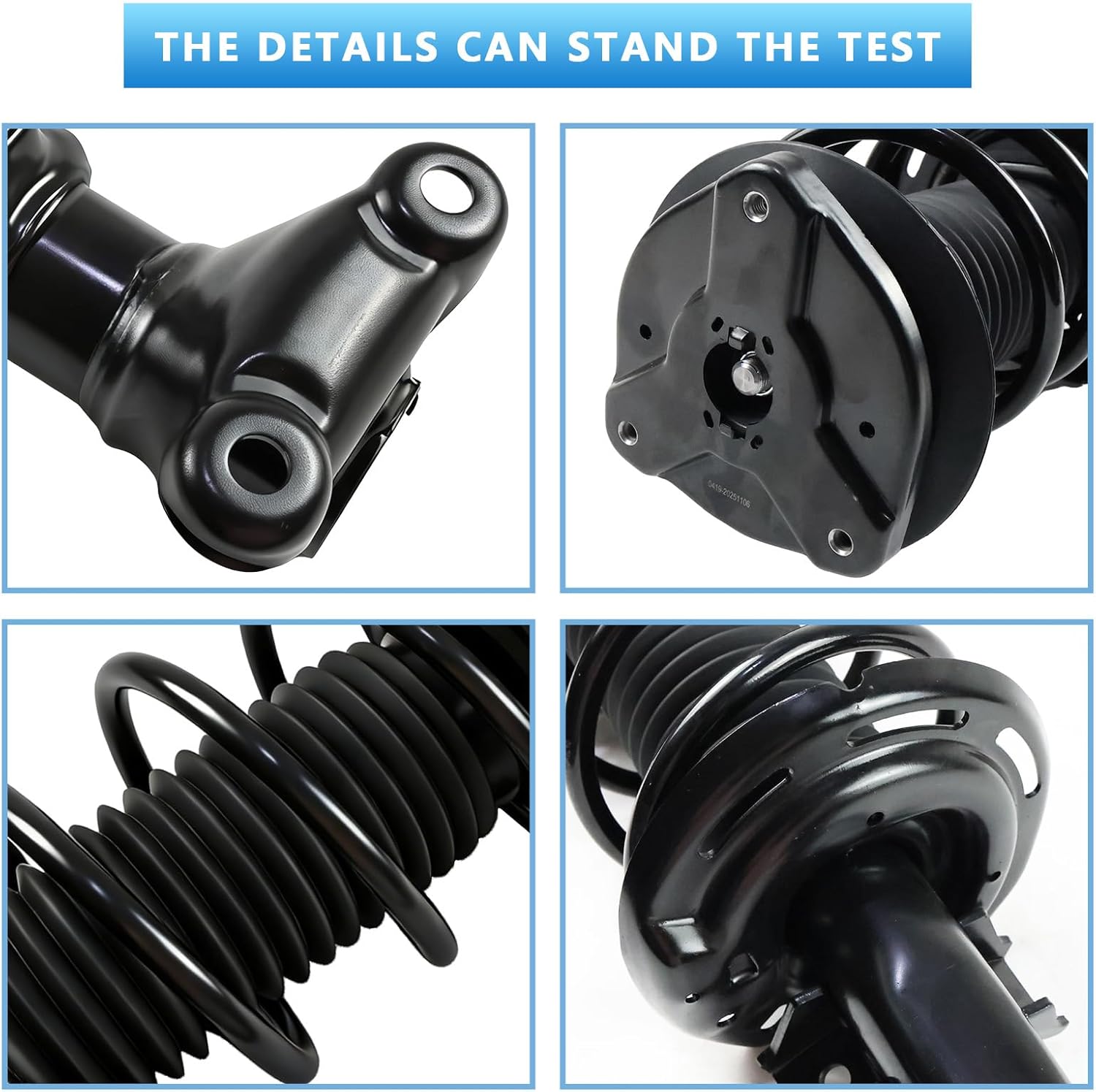 Front Struts Shocks, 1333049 Complete Strut Assembly Fit for 2008-2014 Mercedes-Benz W204 C230 C250 C300 C350 RWD 2 Pack