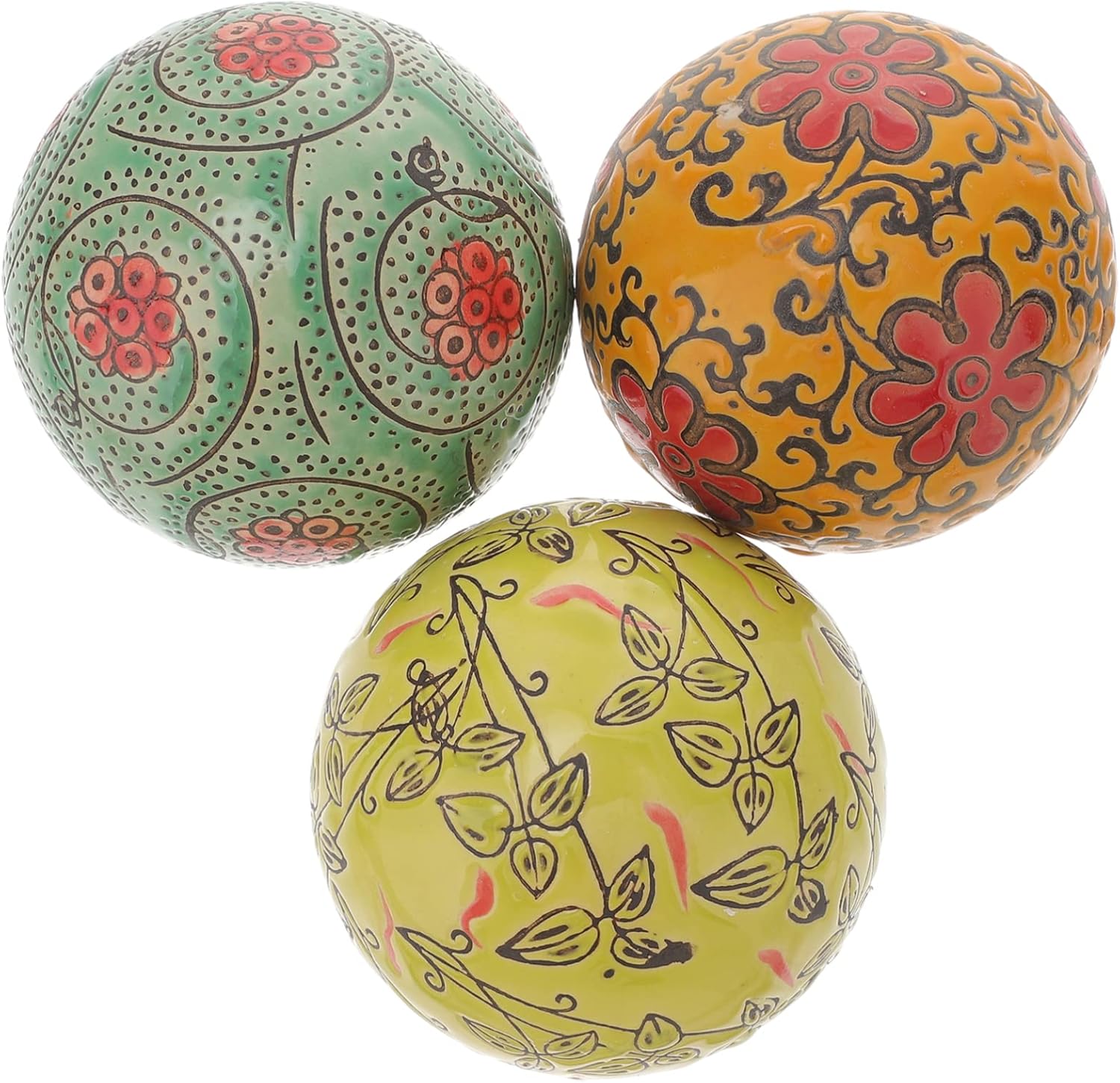 3pcs Ceramic Decorative Ball Floating Decor Desktop