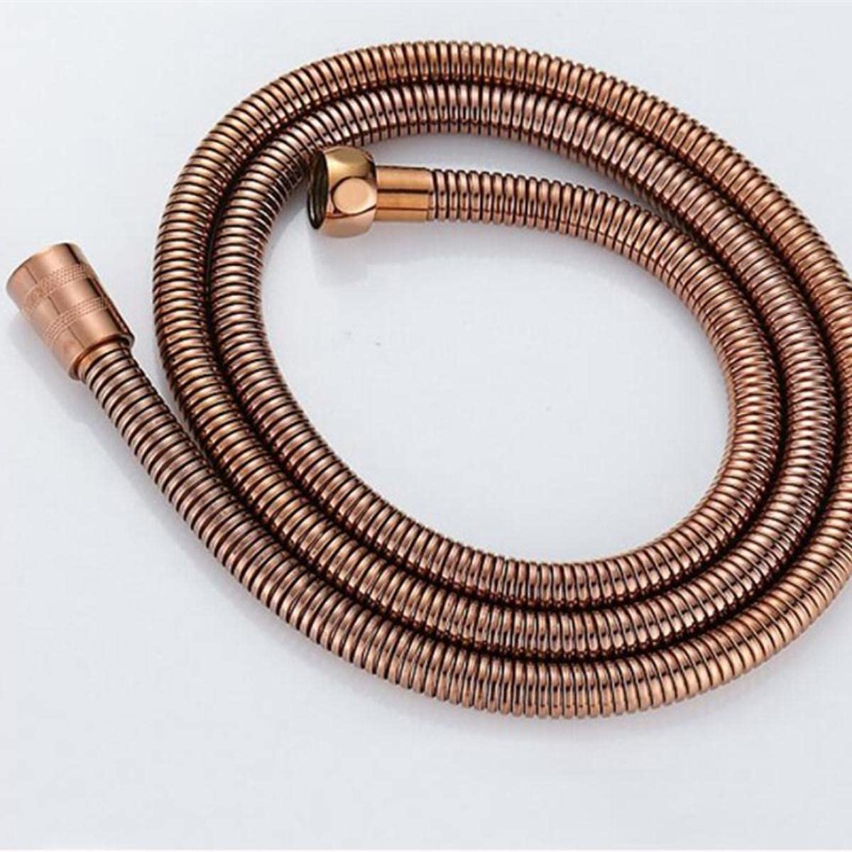 Tubo doccia universale, Vendita all'ingrosso Flessibile Doccia Nero 150 cm Tubo Doccia in Acciaio Inossidabile Flessibile Oro Accessori for il Bagno Impianto Idraulico Cromato ORB Oro Antico,150cm (C