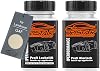TRISTARcolor Car paint Touch-up pen set for Landrover GAF Nazca Sand Metallic Base coat clear coat 50ml each