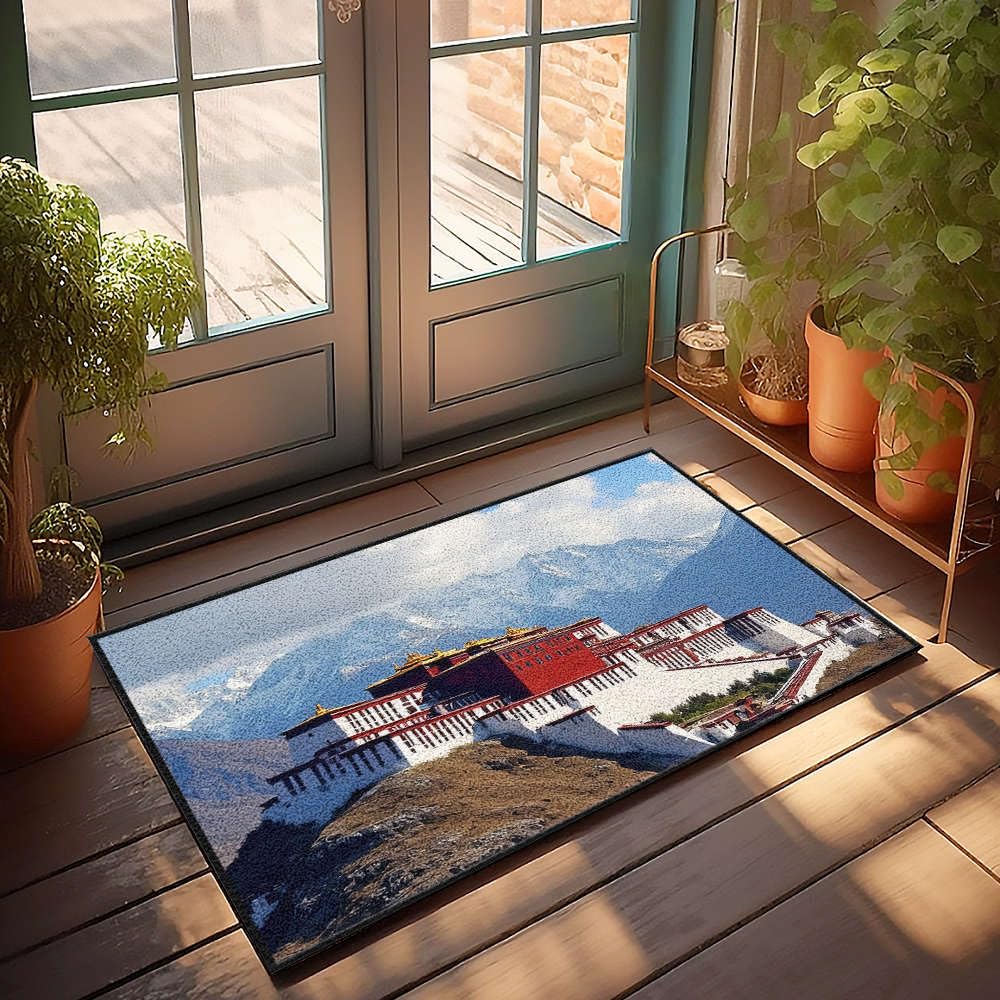 Tapis de porte personnalisé paillasson extérieur bureau 50x80