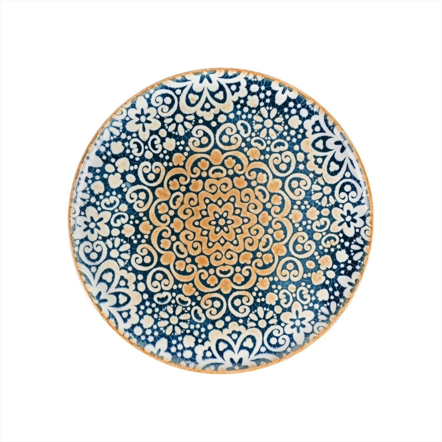 Bonna Assiette à Pizza - Alhambra - Porcelaine - 32 cm - lot de 2