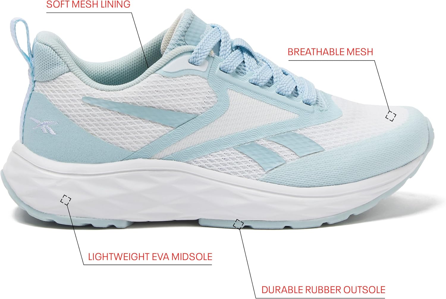 Reebok Aniwa Athletic Kids Shoes for Girls and Boys