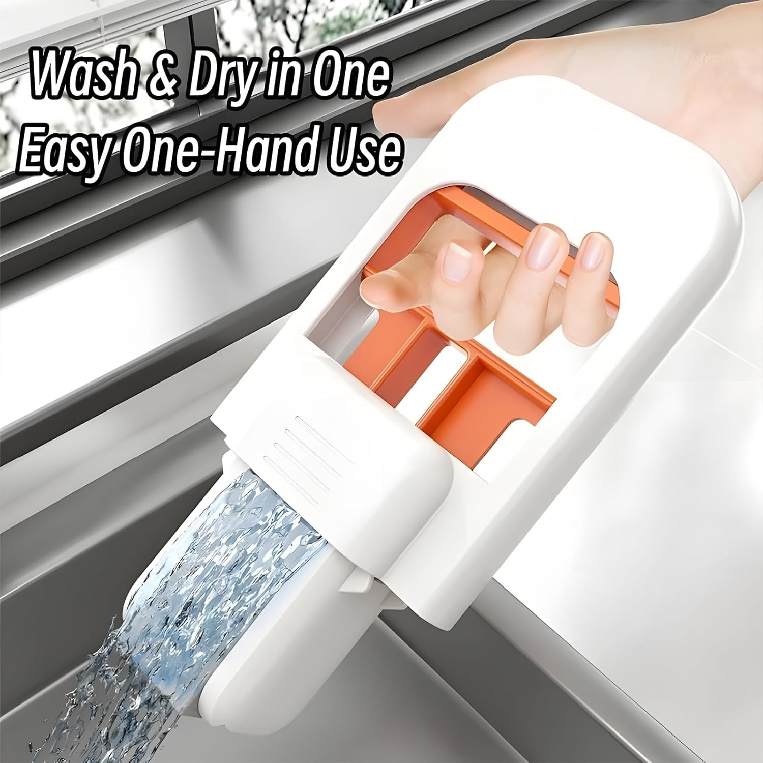 Mini fregona para espacios pequeños, esponja de limpieza portátil para uso húmedo y seco, fregona de algodón compacta para baño, cocina, escritorio, vidrio, sala de estar, coche
