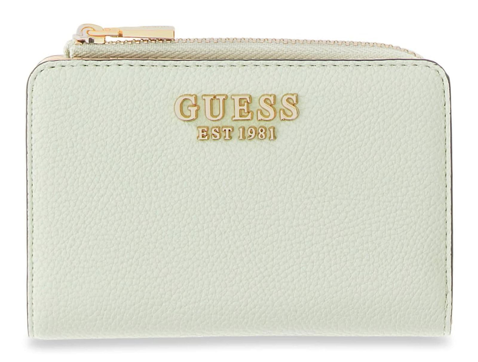 GUESS Monedero Laurel II SLG Zip Around Pistachio Menta