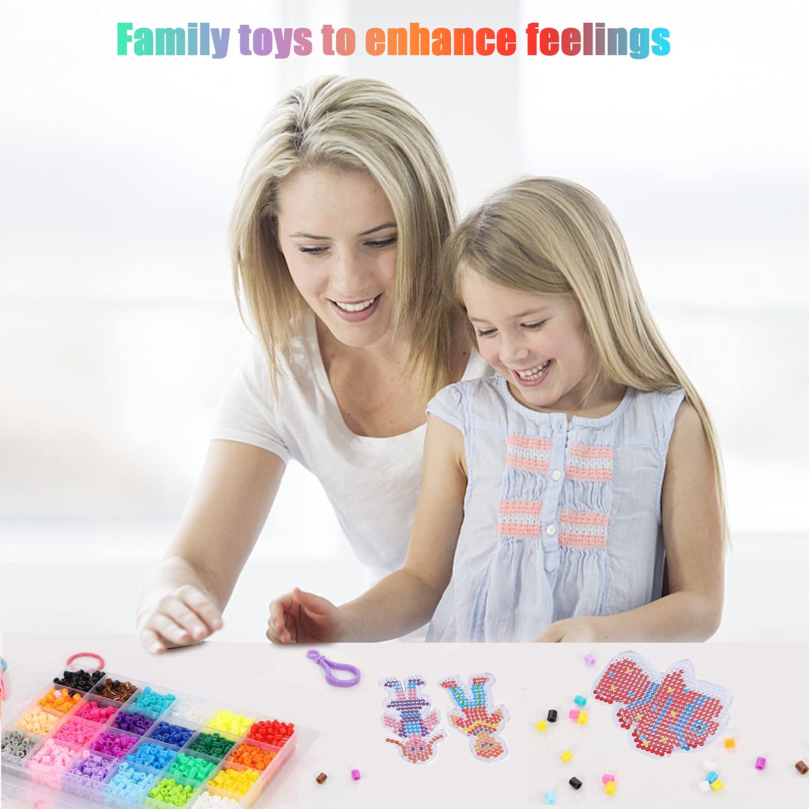 Kit Perles à Repasser Sinwind - 20 Plaques Motifs Animaux - Inclut Pinces Et Cordons - Activité Créative Enfants