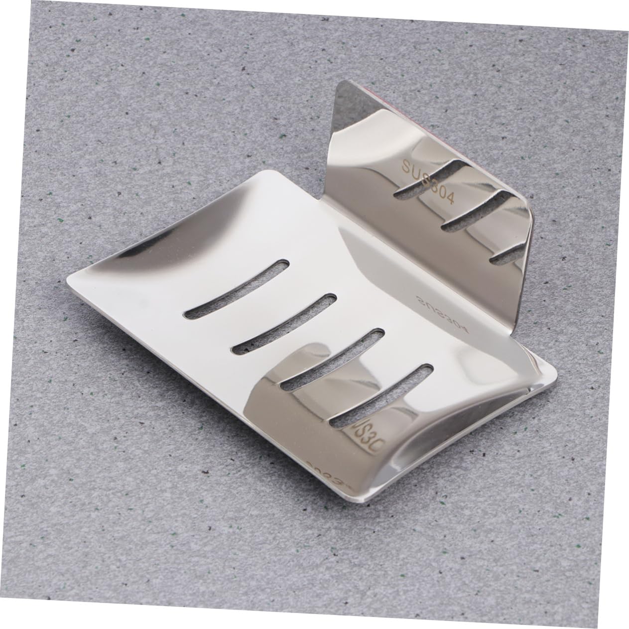 Jabonera de Acero Inoxidable 304 Plata 1 Pieza para Baño