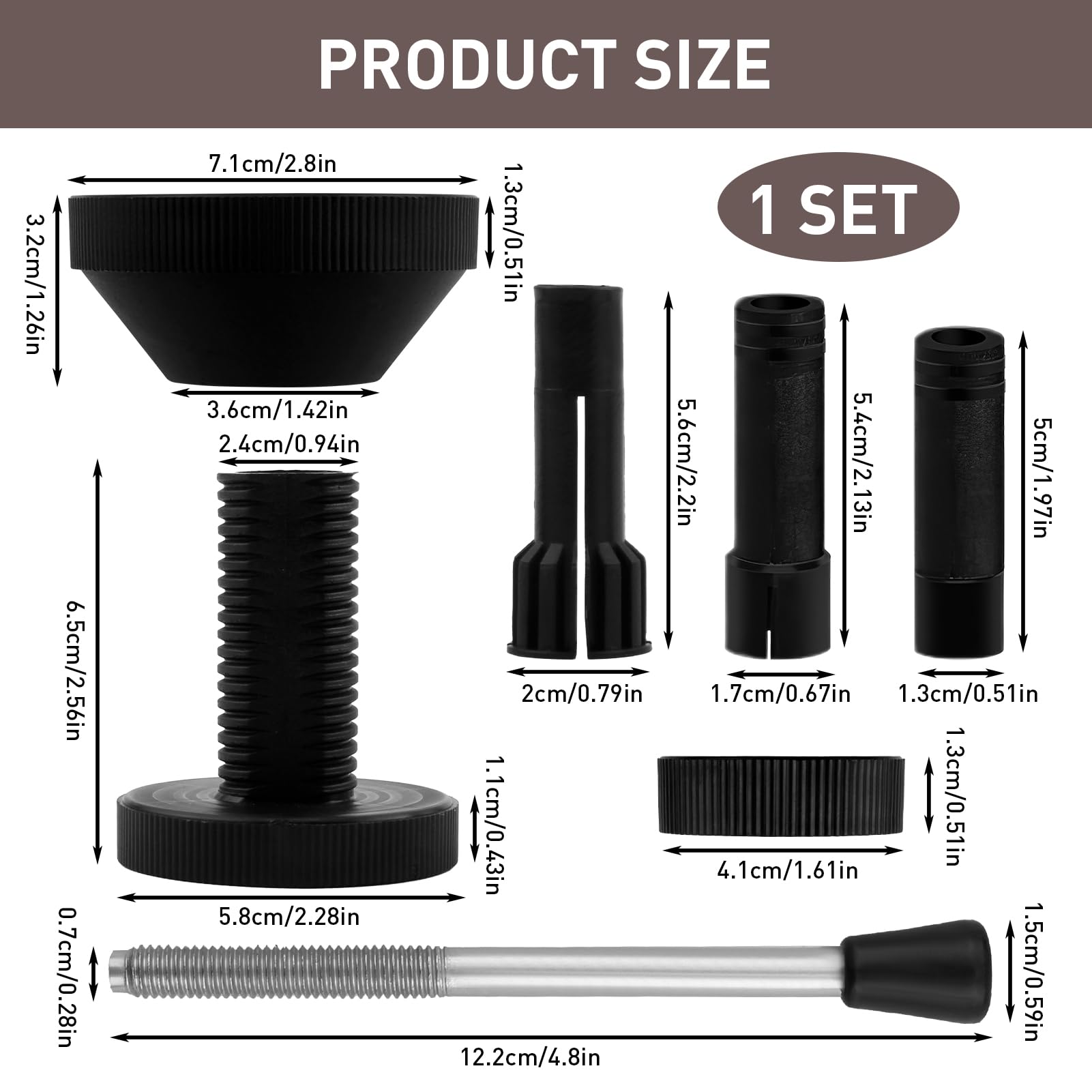 Utensile Allineamento Dischi Frizione Universale - Kit Professionale Per Auto E Furgoni Fino A 5 Tonnellate - Foto 4